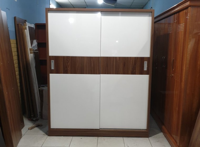 TỦ QUẦN ÁO CÁNH LÙA 1M6X2M, ĐẸP, GIÁ RẺ QUẬN 9